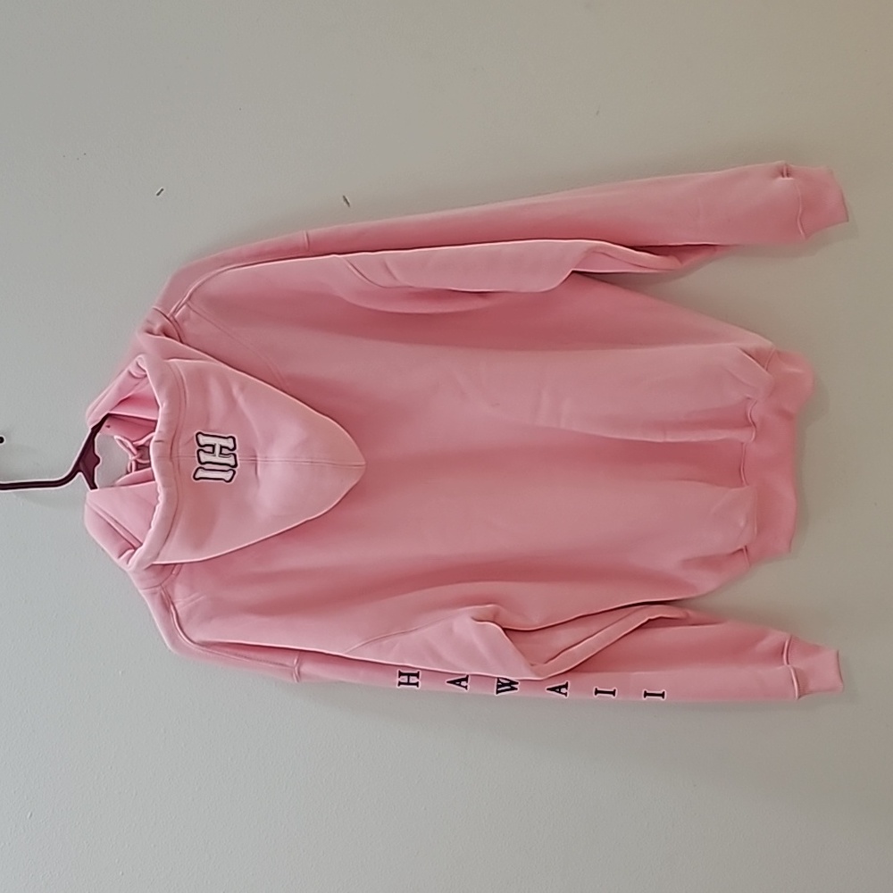 NWT Aloha Fashion Hawaiian Fashion Pink Hoodie - Picture 2 of 5